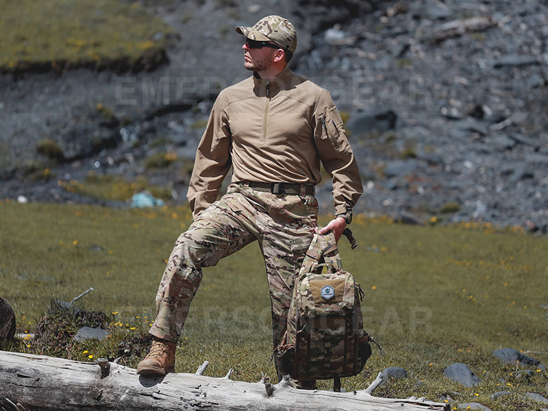 تي شيرت Emersongear Dri-Release من القماش العملي بأكمام طويلة 'Disguise'