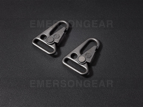 Emersognear FRO Style 1inch Steel Eagle Locks التكتيكية بندقية حبال مشبك