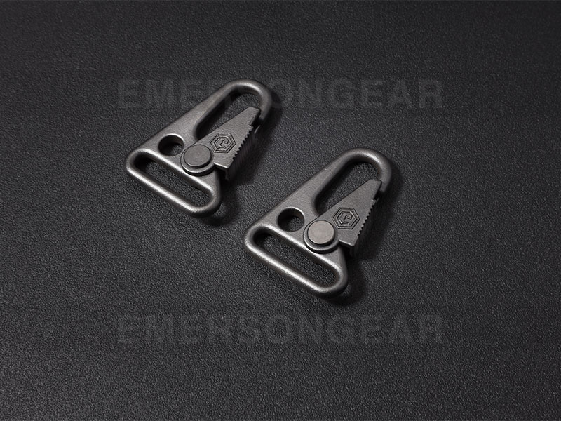 Emersognear FRO Style 1inch Steel Eagle Locks التكتيكية بندقية حبال مشبك