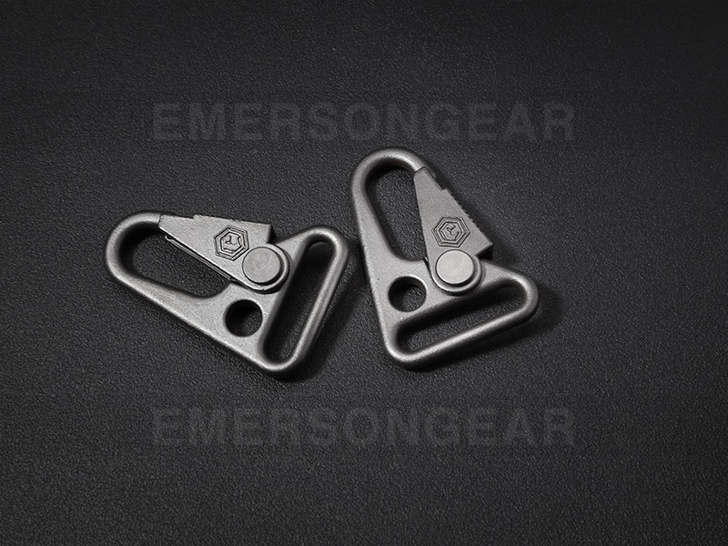 Emersognear FRO Style 1inch Steel Eagle Locks التكتيكية بندقية حبال مشبك