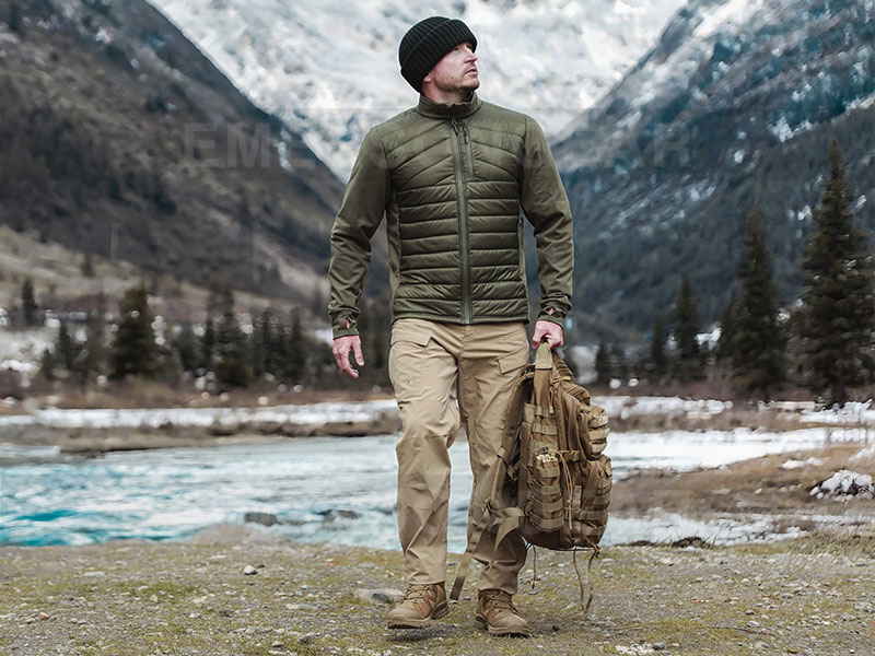 سترة Emersongear Thinsulate 3M القطنية ذات الطبقة المتوسطة الحرارية 'Snow Panther'