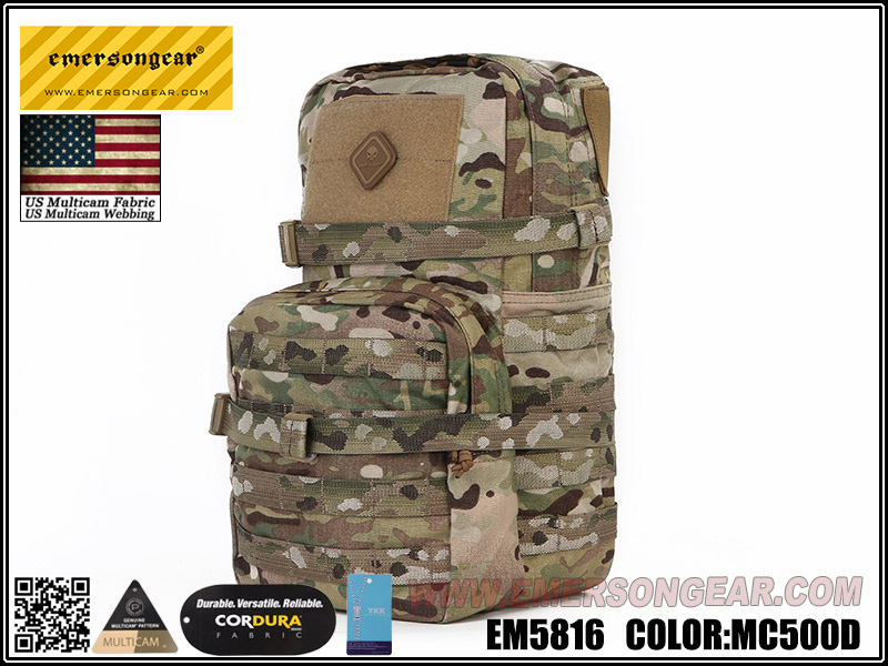 حزمة EmersonGear Modular Assault Pack مع حقيبة ترطيب سعة 3 لتر