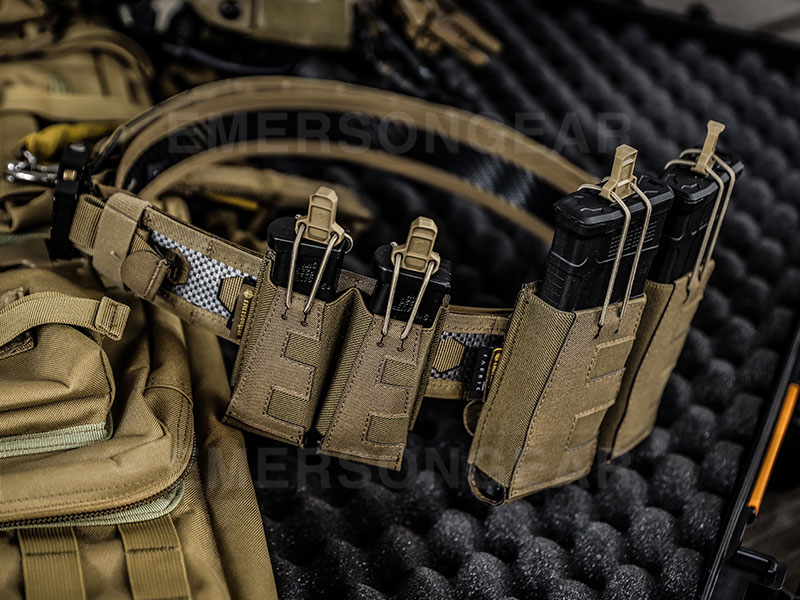 Emersongear 'V-Edge ' Double Pistol Magazine Pouch