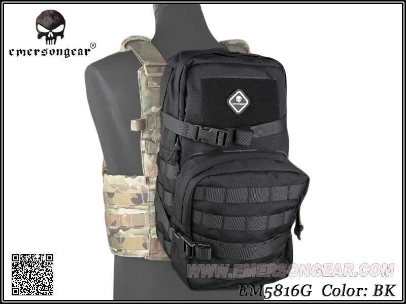 حزمة EmersonGearModular Assault Pack مع حقيبة ترطيب سعة 3 لتر