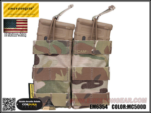 حقيبة EmersonGear Modular مفتوحة من الأعلى مزدوجة MAG لـ: 5.56