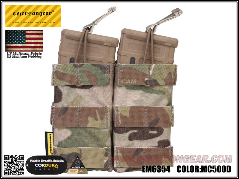 حقيبة EmersonGear Modular مفتوحة من الأعلى مزدوجة MAG لـ: 5.56